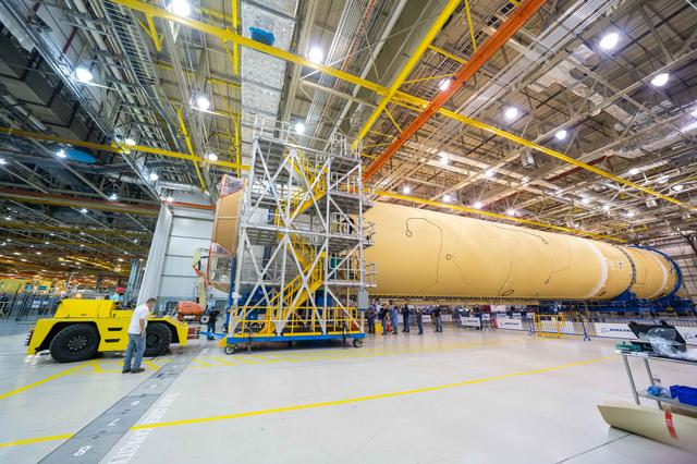 NASA image: NASA joins last of five sections for Space Launch System Rocket stage-1
